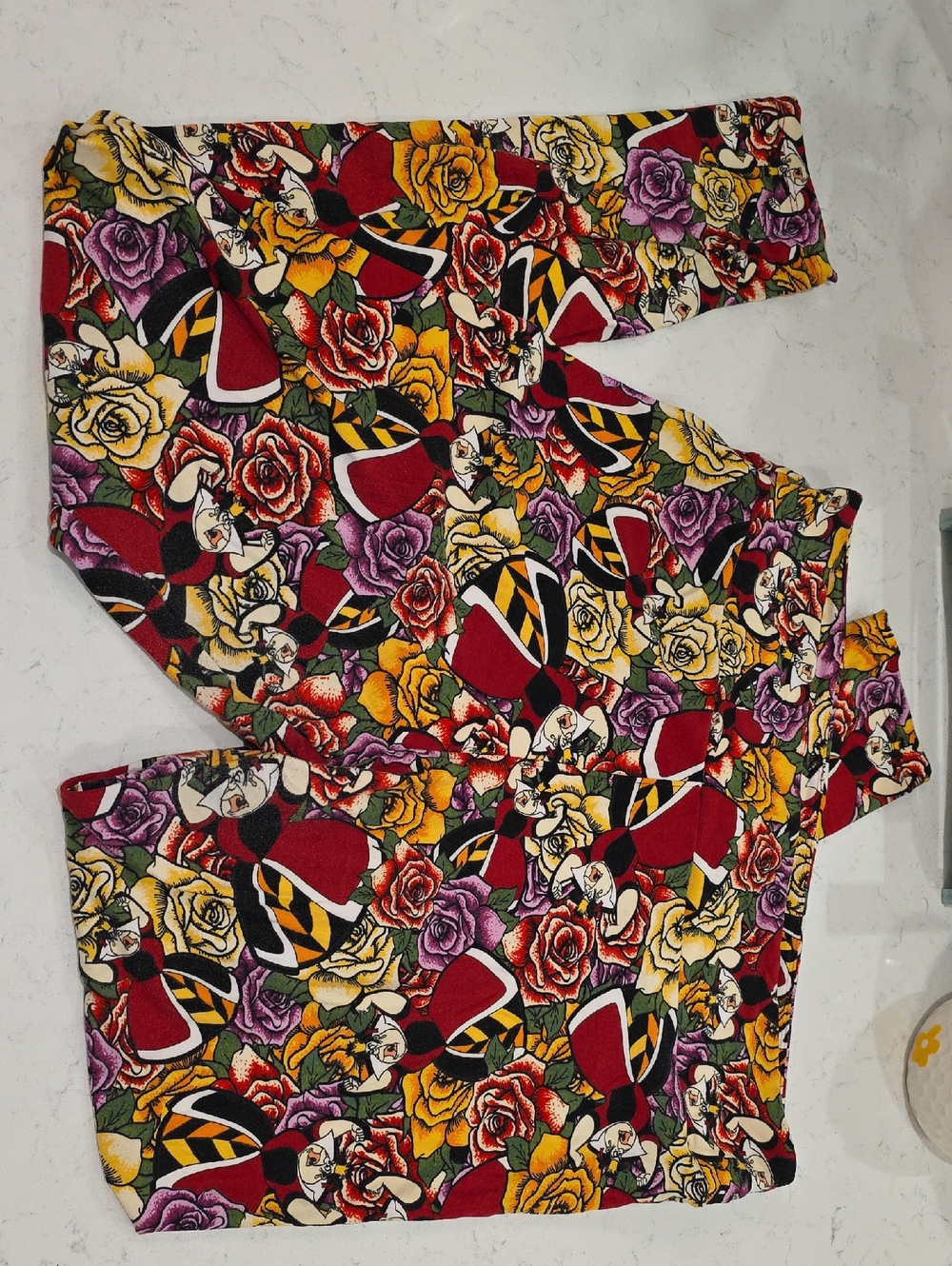 Vibrant Floral & Abstract Print Top - Multicolor